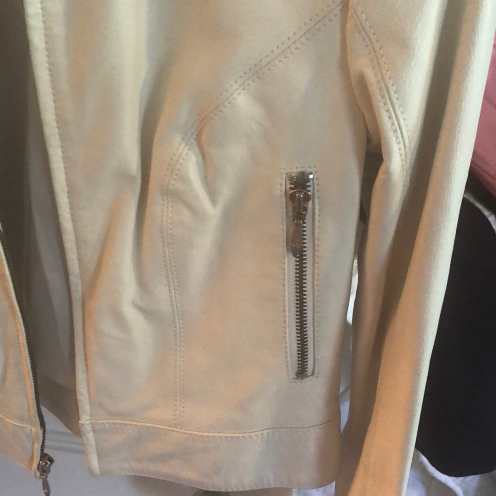 White Leather Jacket - image 4